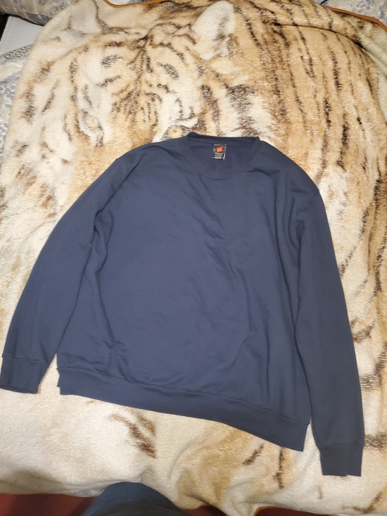 Hanes Other - Hanes Men's Navy Crewneck Sweatshirt